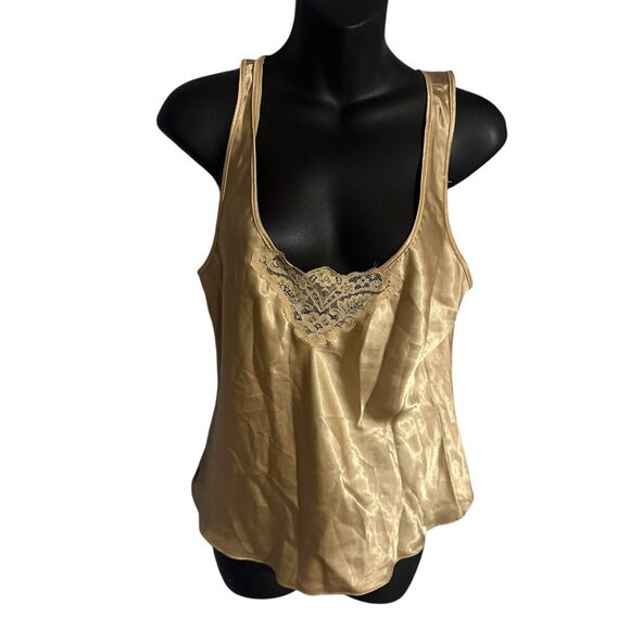 Vintage RARE Lacey Maidenform Chantilly Silky Lace Camisole  VTG  Size 38  (LARG - Picture 1 of 8